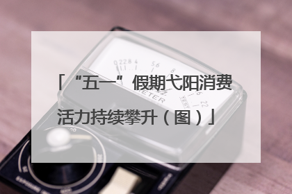 “五一”假期弋阳消费活力持续攀升（图）