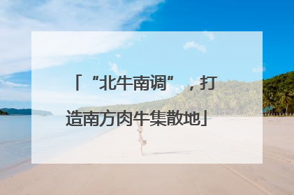 “北牛南调”，打造南方肉牛集散地