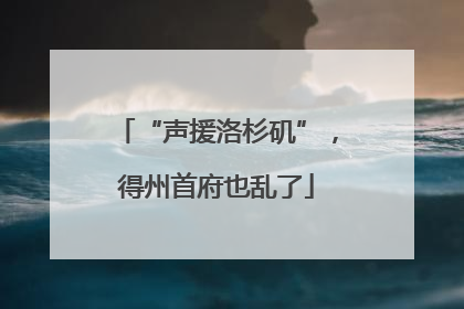 “声援洛杉矶”，得州首府也乱了