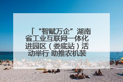 “智赋万企”湖南省工业互联网一体化进园区（娄底站）活动举行 助推农机装备产业高质量发展