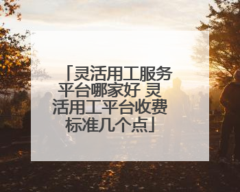 灵活用工服务平台哪家好 灵活用工平台收费标准几个点