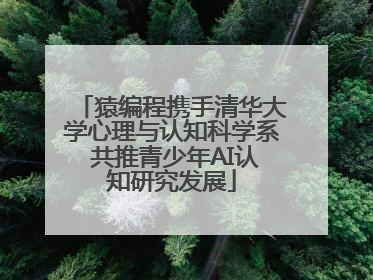 猿编程携手清华大学心理与认知科学系 共推青少年AI认知研究发展