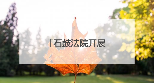 石鼓法院开展六五世界环境日普法宣传活动