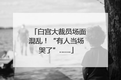 白宫大裁员场面混乱！“有人当场哭了”……