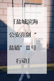 盐城滨海公安亮剑“盐靖”Ⅱ号行动