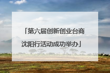 第六届创新创业台商沈阳行活动成功举办