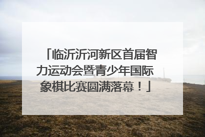 临沂沂河新区首届智力运动会暨青少年国际象棋比赛圆满落幕！