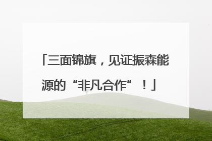 三面锦旗，见证振森能源的“非凡合作”！