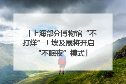 上海部分博物馆“不打烊”！埃及展将开启“不眠夜”模式