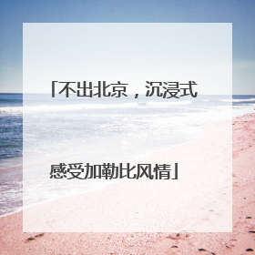不出北京，沉浸式感受加勒比风情