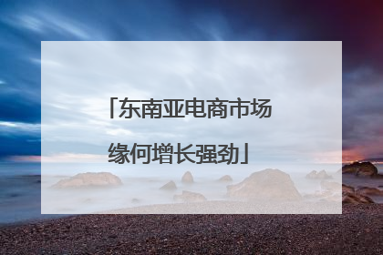 东南亚电商市场缘何增长强劲