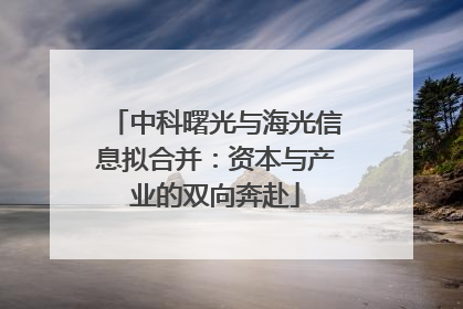中科曙光与海光信息拟合并：资本与产业的双向奔赴