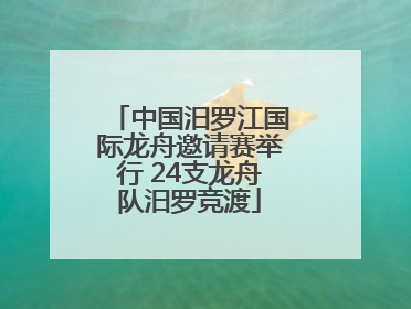 中国汨罗江国际龙舟邀请赛举行 24支龙舟队汨罗竞渡