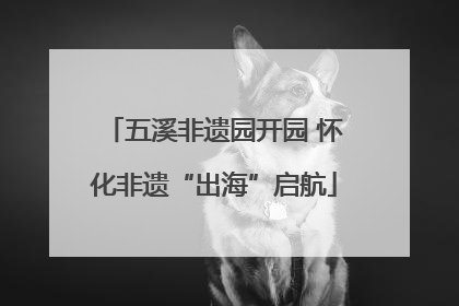 五溪非遗园开园 怀化非遗“出海”启航