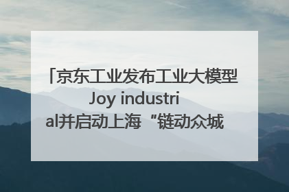 京东工业发布工业大模型Joy industrial并启动上海“链动众城 万亿降本”计划