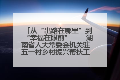 从“出路在哪里”到“幸福在眼前”——湖南省人大常委会机关驻五一村乡村振兴帮扶工作队书写振兴答卷