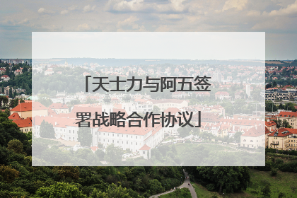 天士力与阿五签署战略合作协议