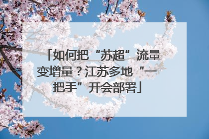 如何把“苏超”流量变增量？江苏多地“一把手”开会部署