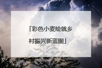 彩色小麦绘就乡村振兴新蓝图