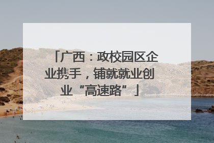 广西：政校园区企业携手，铺就就业创业“高速路”