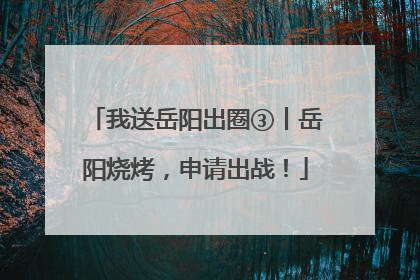 我送岳阳出圈③丨岳阳烧烤，申请出战！