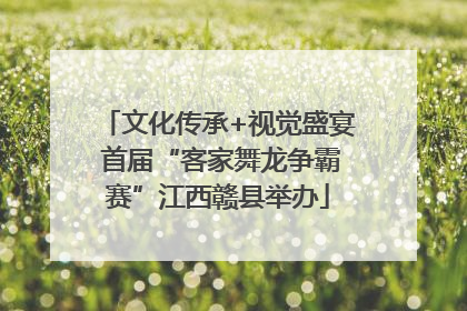 文化传承+视觉盛宴 首届“客家舞龙争霸赛”江西赣县举办