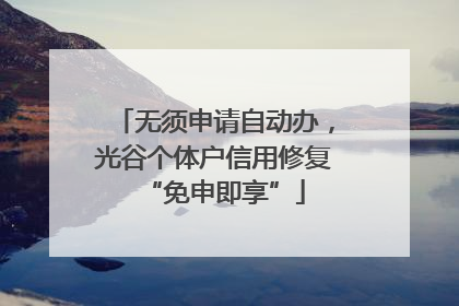 无须申请自动办，光谷个体户信用修复“免申即享”