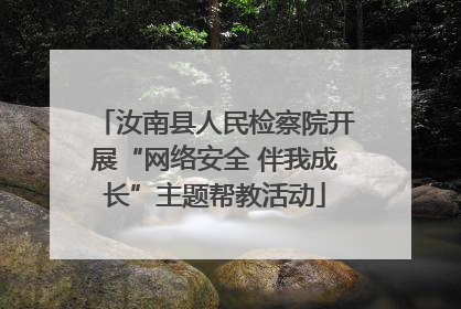 汝南县人民检察院开展“网络安全 伴我成长”主题帮教活动