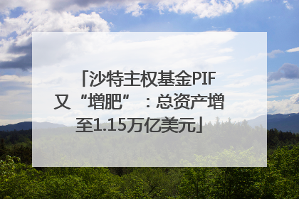 沙特主权基金PIF又“增肥”：总资产增至1.15万亿美元