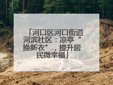 河口区河口街道河滨社区：凉亭“换新衣”，提升居民微幸福
