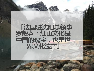法国驻沈阳总领事罗毅睿：红山文化是中国的瑰宝，也是世界文化遗产