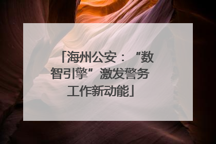 海州公安：“数智引擎”激发警务工作新动能