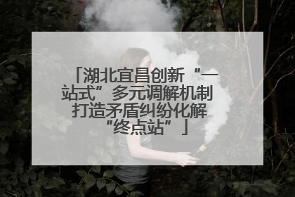 湖北宜昌创新“一站式”多元调解机制 打造矛盾纠纷化解“终点站”