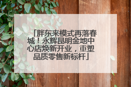 胖东来模式再落春城！永辉昆明金地中心店焕新开业，重塑品质零售新标杆