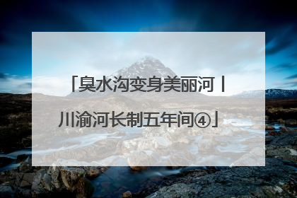 臭水沟变身美丽河丨川渝河长制五年间④