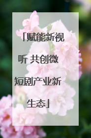 赋能新视听 共创微短剧产业新生态