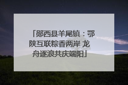 郧西县羊尾镇：鄂陕互联粽香两岸 龙舟逐浪共庆端阳