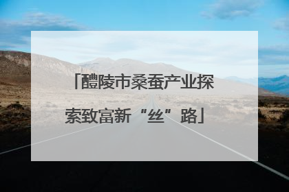 醴陵市桑蚕产业探索致富新“丝”路