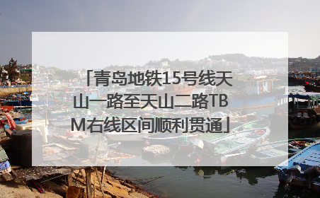 青岛地铁15号线天山一路至天山二路TBM右线区间顺利贯通