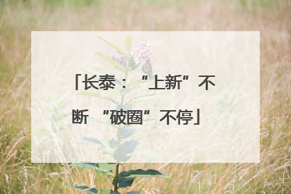 长泰：“上新”不断 “破圈”不停