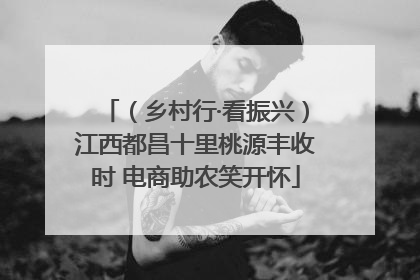 （乡村行·看振兴）江西都昌十里桃源丰收时 电商助农笑开怀
