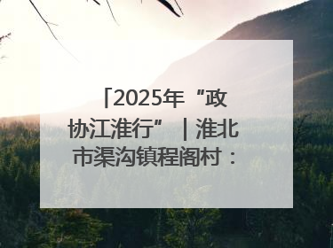 2025年“政协江淮行”｜淮北市渠沟镇程阁村：“生态痛点”变“生态景观”