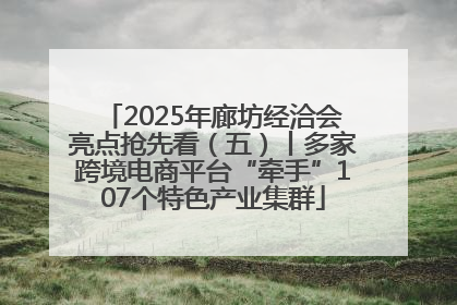 2025年廊坊经洽会亮点抢先看（五）丨多家跨境电商平台“牵手”107个特色产业集群