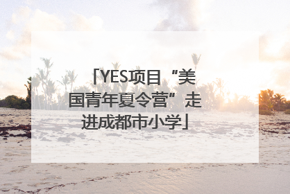 YES项目“美国青年夏令营”走进成都市小学